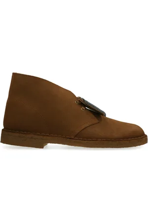 Clarks Homme, Chaussures, Brun, Taille: 41 1/2 EU Bottines Desert Classiques en Daim