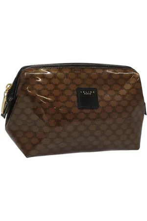 Céline Femme, Pre-owned, Brun, Taille: ONE Size Pre-owned Vinyl trousses-de-toilette
