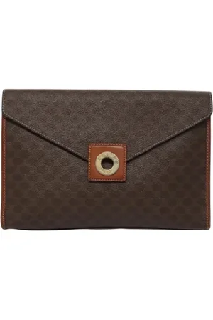 Céline Femme, Pre-owned, Brun, Taille: ONE Size Pre-owned Cuir pochettes-minaudieres