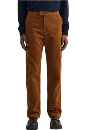 GANT Homme, Pantalons, Brun, Taille: W31 Pantalon Chino en Velours Côtelé