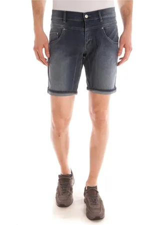 D.A. Daniele Alessandrini Homme, Shorts, Bleu, Taille: W33 Denim Shorts - Stylés et Tendance