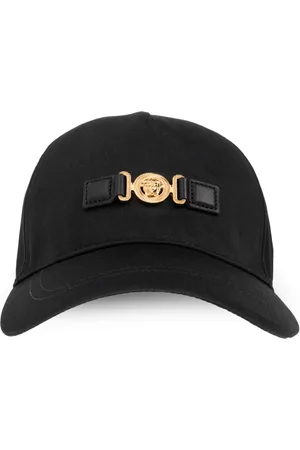VERSACE Homme, Accessoires, Noir, Taille: 60 CM Casquette de baseball