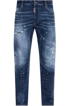 Dsquared2 Homme, Jeans, Bleu, Taille: L Jean Biker Propre