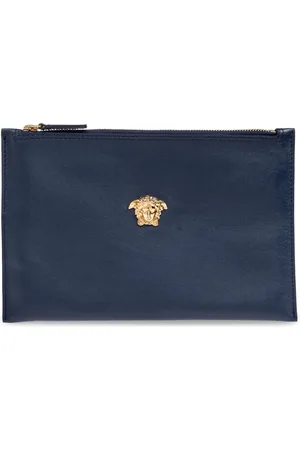 VERSACE Homme, Accessoires, Bleu, Taille: ONE Size Wallets & Cardholders