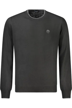 North Sails Homme, Pulls, Noir, Taille: L Pull en laine noire pour homme