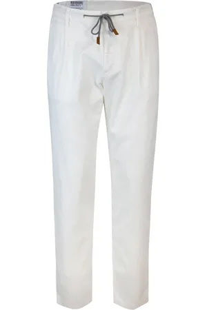 ELEVENTY Homme, Pantalons, Blanc, Taille: W31 Pantalon Droit