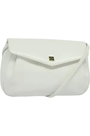 Givenchy Femme, Pre-owned, Blanc, Taille: ONE Size Pre-owned Cuir sacs-ports-paule
