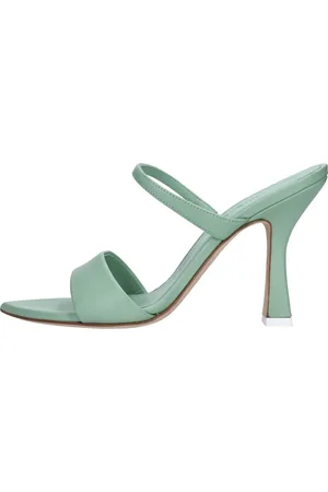 3Juin Femme, Chaussures, Vert, Taille: 39 EU Sandales Vertes