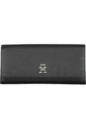 Tommy Hilfiger Femme, Accessoires, Noir, Taille: ONE Size Portefeuille Femme Noir avec Poche à Monnaie