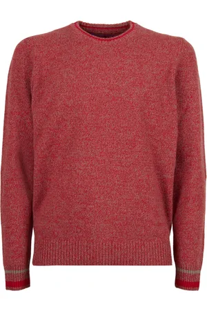 Gallo Homme, Pulls, Multicolore, Taille: XL Pull Rouge à Col Rond & Chaussettes Courtes