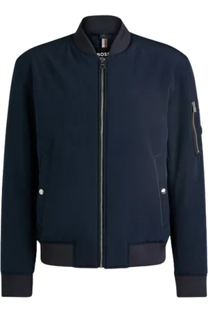 HUGO BOSS Homme, Vestes, Bleu, Taille: XL Blouson Bomber Marine
