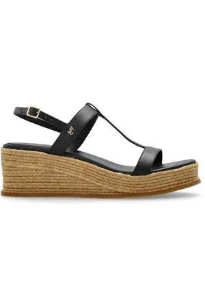 Jimmy Choo Femme, Chaussures, Noir, Taille: 38 1/2 EU Chaussures compensées Theia