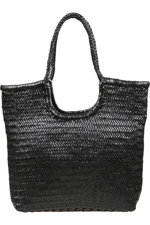 Dragon Diffusion Femme, Sacs, Noir, Taille: ONE Size Sac à bandoulière en cuir tressé