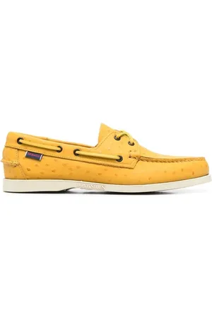 SEBAGO Homme, Chaussures, Jaune, Taille: 39 EU Mocassins Docksides en cuir jaune
