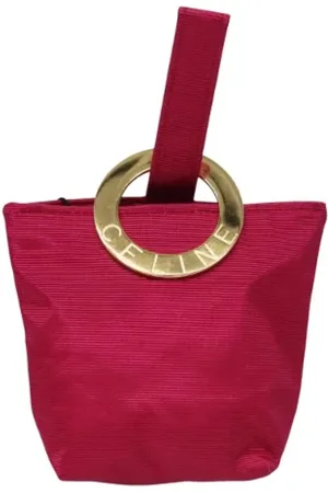 Céline Femme, Pre-owned, Rose, Taille: ONE Size Pre-owned Nylon trousses-de-toilette