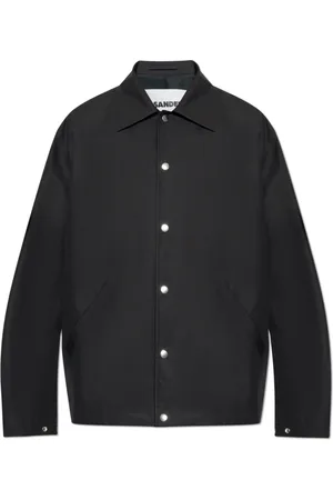 Jil Sander Homme, Vestes, Noir, Taille: M Veste avec col