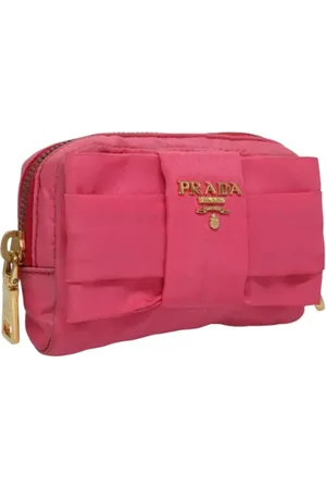 Prada Femme, Pre-owned, Rose, Taille: ONE Size Pre-owned Nylon trousses-de-toilette