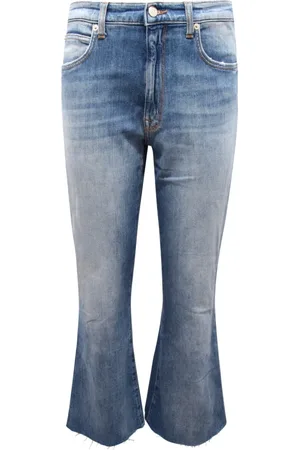 (+) people Femme, Jeans, Bleu, Taille: W26 Pantalon Ingrid Spacchetto Made in Italy