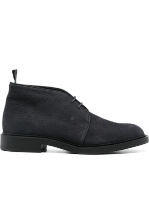 Fratelli Rossetti Homme, Chaussures, Bleu, Taille: 45 EU Bottes en Cuir Italien avec Semelle en Caoutchouc