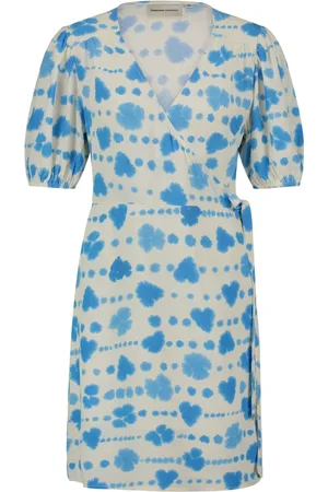 Fabienne Chapot Femme, Robes, Bleu, Taille: 42 FR Cleo Wrap Dress