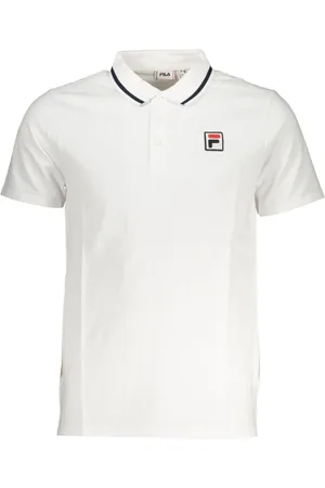 Fila Homme, Tops, Blanc, Taille: M Polo Manches Courtes Blanc