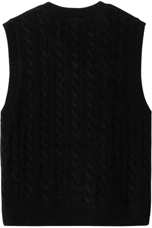 Carhartt Femme, Pulls, Noir, Taille: 42 FR Gilet Sans Manches Noir Élégant
