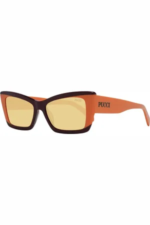 Emilio Pucci Femme, Accessoires, Multicolore, Taille: ONE Size Lunettes de Soleil Femme Multicolores Style Rectangulaire