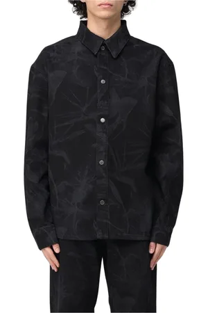 Daily paper Homme, Chemises, Noir, Taille: L Chemise Noire à Boutons, Style Sophistiqué