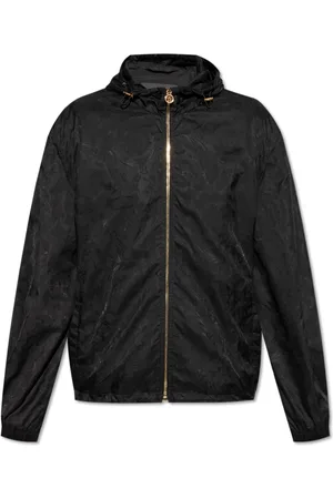 VERSACE Homme, Vestes, Noir, Taille: L Veste avec motif baroque
