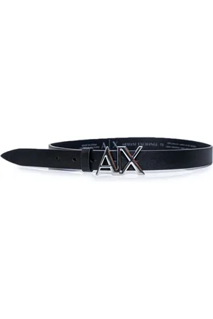 Armani Exchange Femme, Accessoires, Noir, Taille: 75 CM Ceinture en cuir