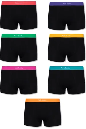Paul Smith Homme, Sous-vêtements, Noir, Taille: S Lot de sept boxers
