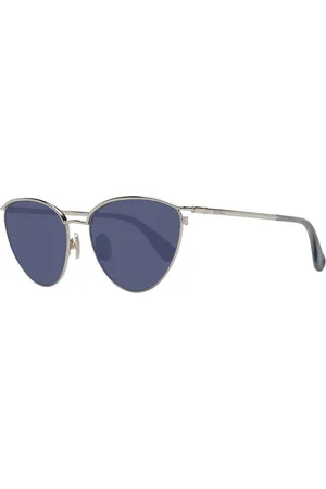 Max Mara Femme, Accessoires, Gris, Taille: ONE Size Lunettes de Soleil Cat Eye Argent Femme