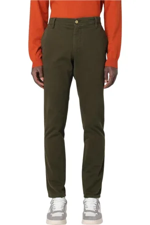 Jeckerson Homme, Pantalons, Vert, Taille: W35 Pantalon coupe classique style militaire