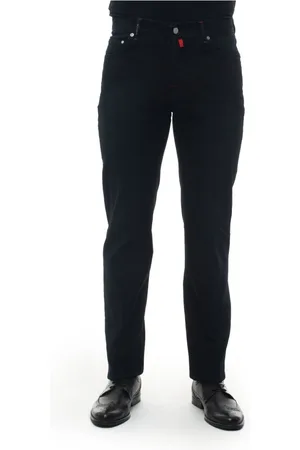 Kiton Homme, Jeans, Noir, Taille: W32 Jean Slim-Fit 5 Poches en Denim