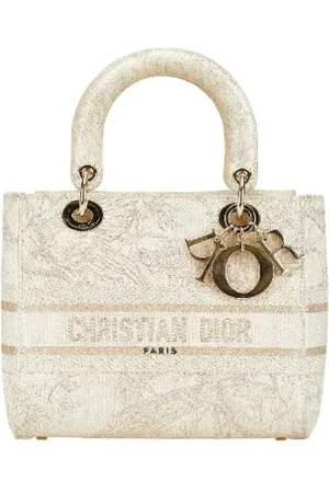 Dior Femme, Pre-owned, Blanc, Taille: ONE Size Pre-owned Toile sacs-main