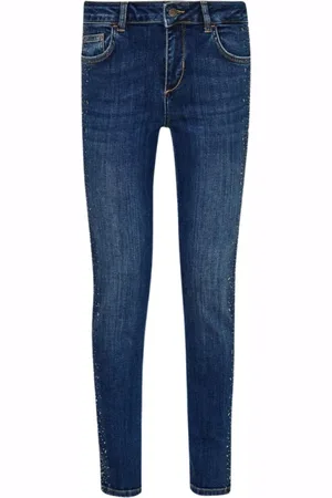 Liu Jo Femme, Jeans, Bleu, Taille: W31 Gemstone Skinny Fit High Waist Jeans