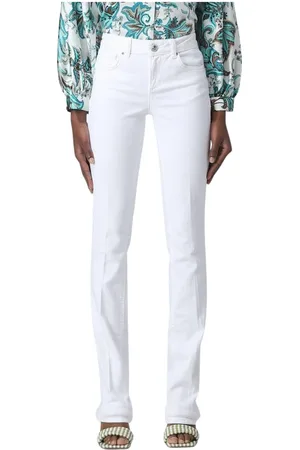 Liu Jo Femme, Jeans, Blanc, Taille: W32 Premium Denim Straight Leg Jeans