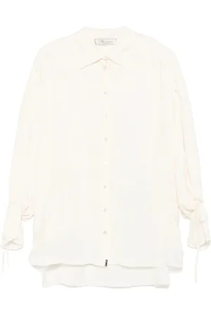 BLUMARINE Femme, Blouses et Chemises, , Taille: 34 FR Robe Élégante avec Boutons et Poignets Noués