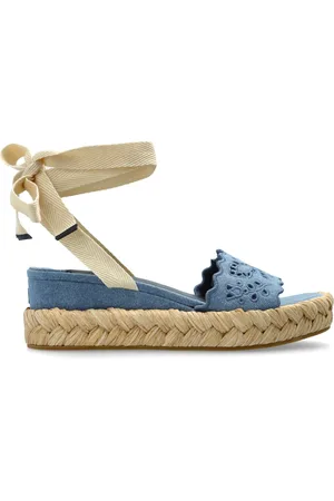 Jimmy Choo Femme, Chaussures, Bleu, Taille: 41 EU Sandales compensées Arlee