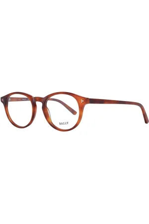 Bally Unisex, Accessoires, Multicolore, Taille: ONE Size Lunettes Optiques Rondes Marron