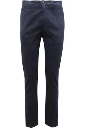 DEPARTMENT FIVE Homme, Pantalons, Bleu, Taille: W31 Pantalon David Bleu Marine Fabriqué en Italie