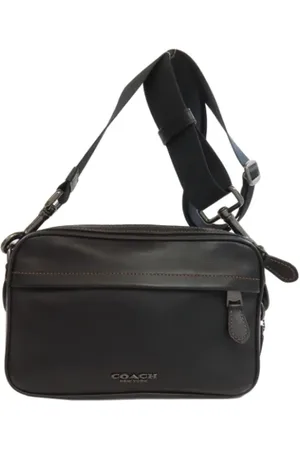 Coach Femme, Pre-owned, Noir, Taille: ONE Size Pre-owned Cuir sacs-ports-paule