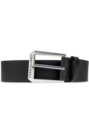 Salvatore Ferragamo Femme, Accessoires, Noir, Taille: 105 CM Ceinture en cuir