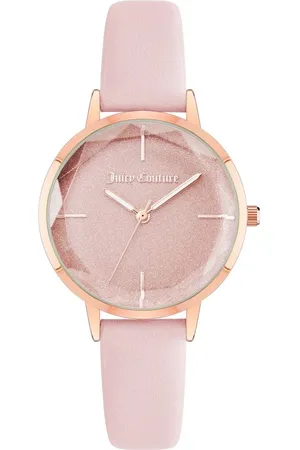 Juicy Couture Femme, Accessoires, Jaune, Taille: ONE Size Montre femme or rose Style mode