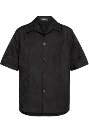 VERSACE Homme, Chemises, Noir, Taille: L Chemise à motif baroque