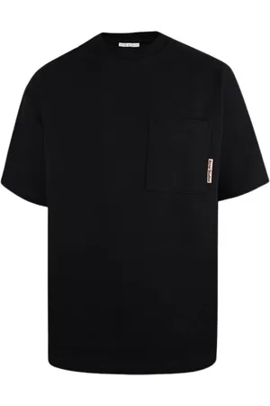 Acne Studios Homme, Tops, Noir, Taille: 2XS T-shirt à Manches Courtes