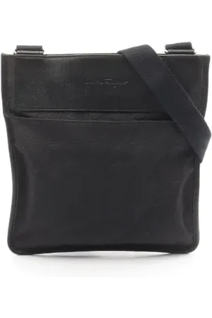 Salvatore Ferragamo Femme, Pre-owned, Noir, Taille: ONE Size Pre-owned Toile sacs-bandouliere