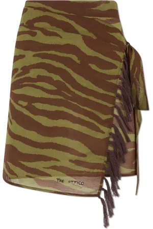 The Attico Femme, Maillots de bain, Brun, Taille: 36 FR Collection Pareo Estate Meravigliosa