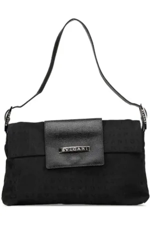 Bvlgari Femme, Pre-owned, Noir, Taille: ONE Size Pre-owned Toile sacs-main