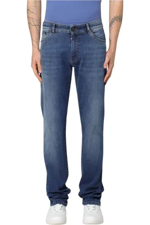 PT Torino Homme, Jeans, Bleu, Taille: W38 Pantalon Denim Swing Voyage